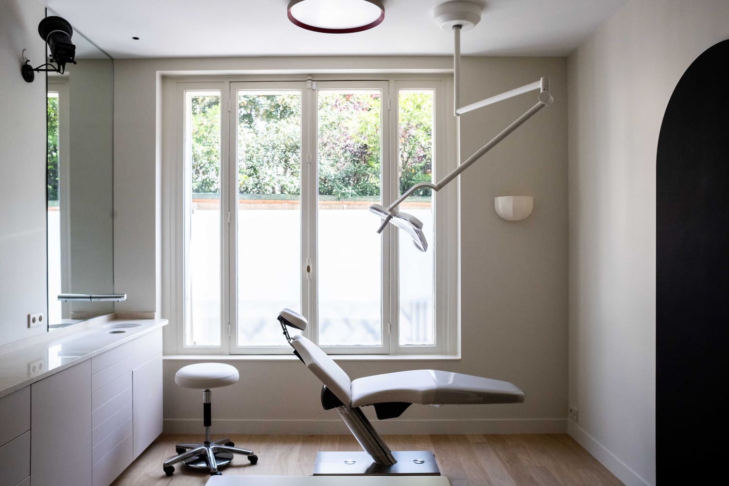 Une salle de soin de la clinique
